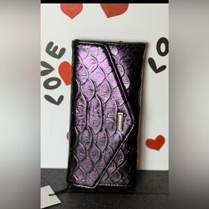 NWT Brahmin Veronica Wallet Passion Purple Excelsior Leather PRICE FIRM